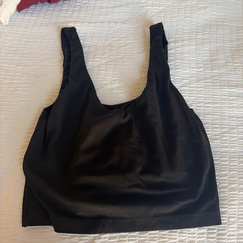 Elegant Black Crop Top